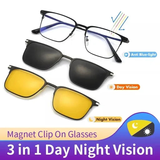 Lunettes Titanuim 3en1