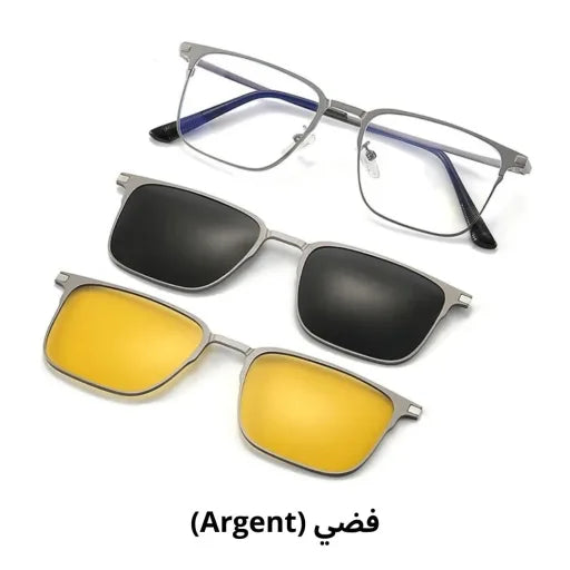 Lunettes Titanuim 3en1