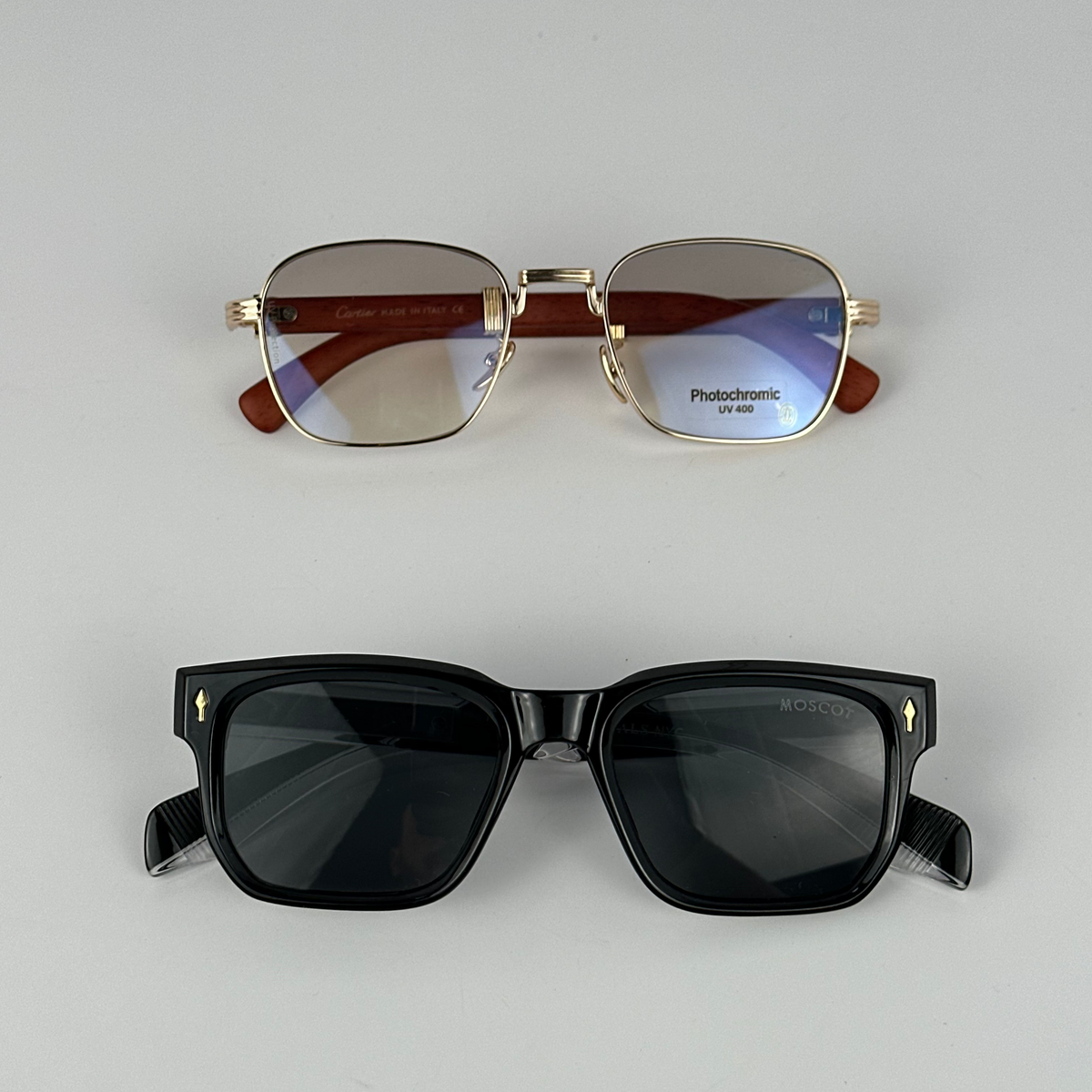Pack 2en1 Lunette Moscot + Cartier Photocromique