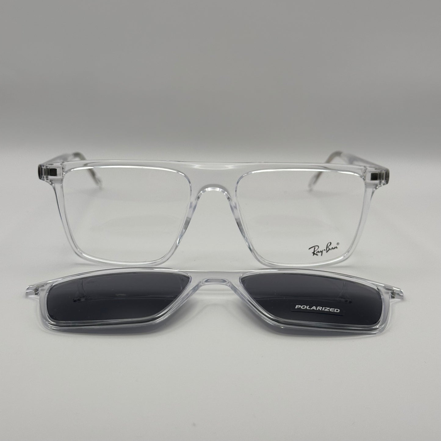 lunettes rayban 2en1 polarisé RX8070