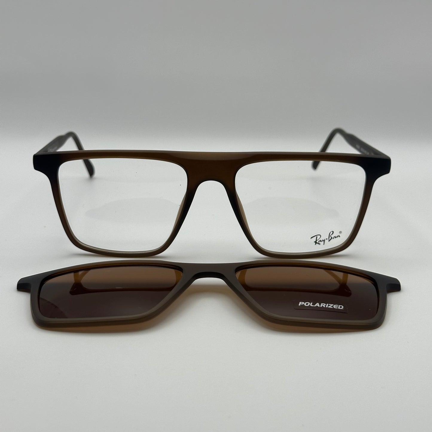 lunettes rayban 2en1 polarisé RX8070