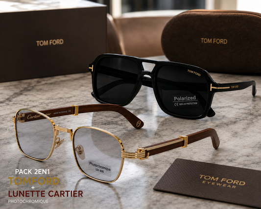 Pack 2en1 Lunette Tomford + Cartier Photocromique